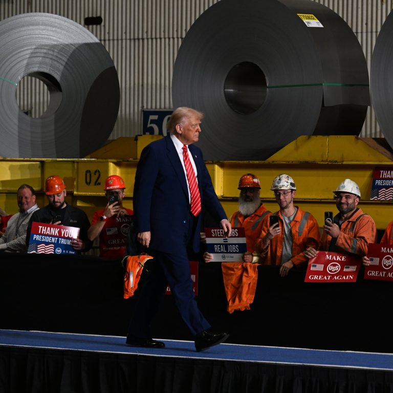 Trump Pledges to Double Tariffs on Foreign Steel and Aluminum to 50%