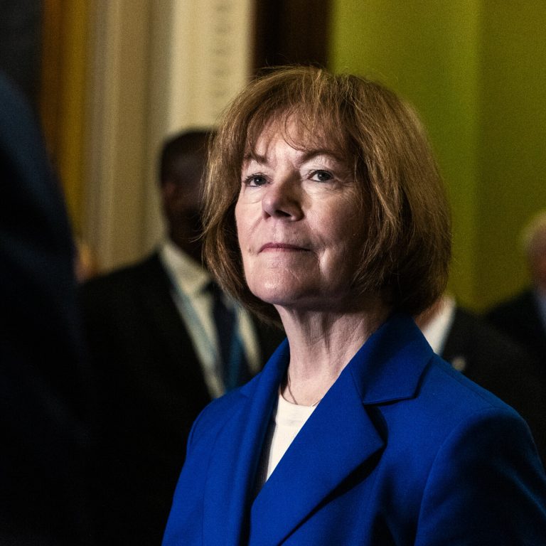 Tina Smith, on a Hit List in Minnesota, Speaks Out on Political Violence